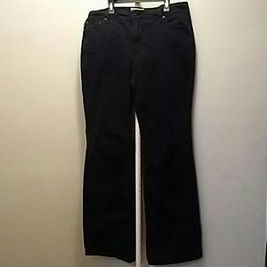 Levi Strauss Signature at waist boot cut jeans